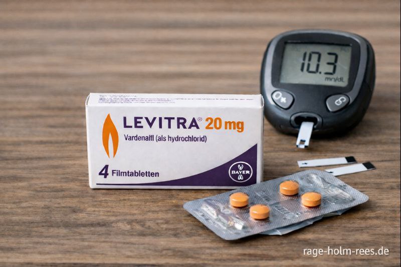 Levitra bei Diabetes mit Blutzuckermessgerät